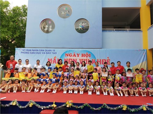 Ngày hội  Mầm non vui, khỏe  Cụm 6 năm học 2018 - 2019